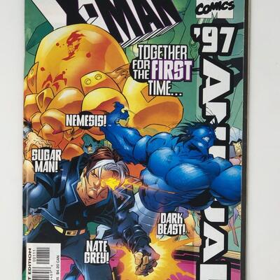 MARVEL XMAN 97 ANNUAL together for the first time