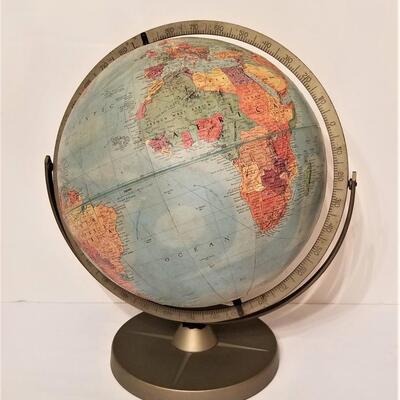 Lot #112  Vintage Replogle Stereo Relief ogle Globe, pre-1958
