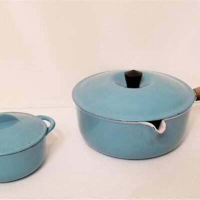 Lot #115  Two pieces vintage Le Creuset - saucepan and casserole