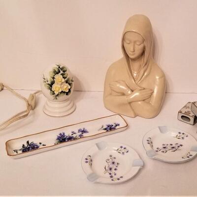 Lot #116  Vintage Decorative Lot - perfume lame