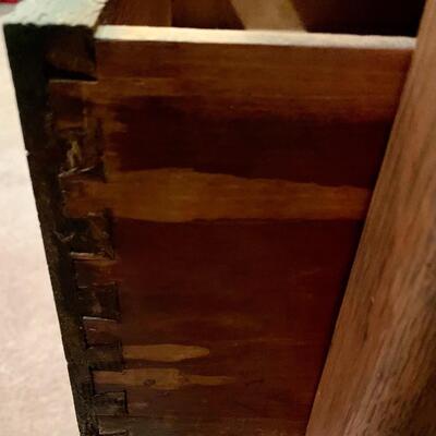Lot 033: Antique Oak Dresser 