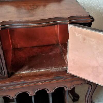 Lot #124  Pair of Depression era Smoking Stands