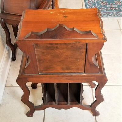Lot #124  Pair of Depression era Smoking Stands