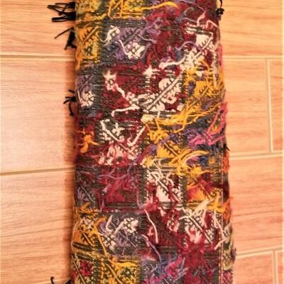 Lot #127 Textile with Vibrant colors - rug or wall hanging