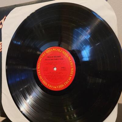 Lot 194: (3) Vintage Willie Nelson Vinyl LP's