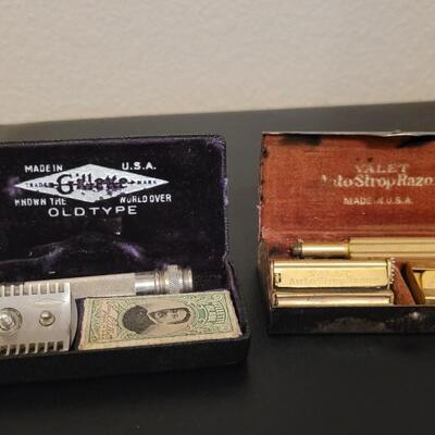 Lot 202: Vintage Travel Razors with Original Cases