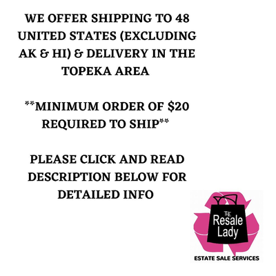 CLICK HERE FOR SHIPPING INFO