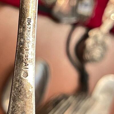 Lot 124-Silver-plated Flatware