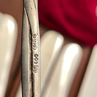 Lot 124-Silver-plated Flatware
