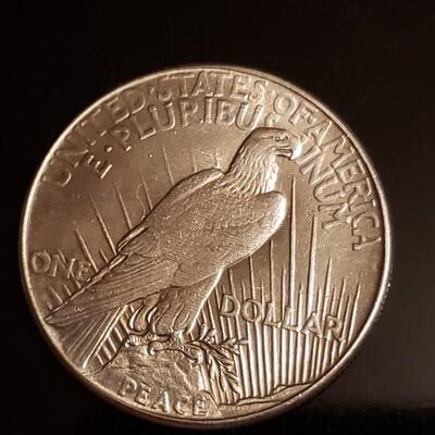 1921 P Peace dollar 