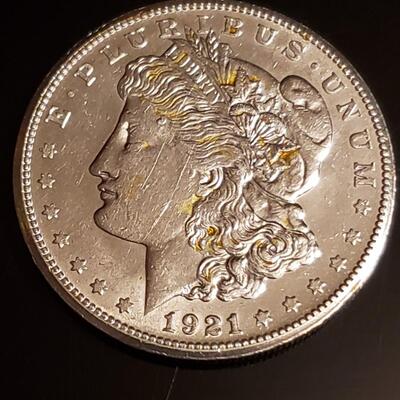 1921 S morgan silver dollar 