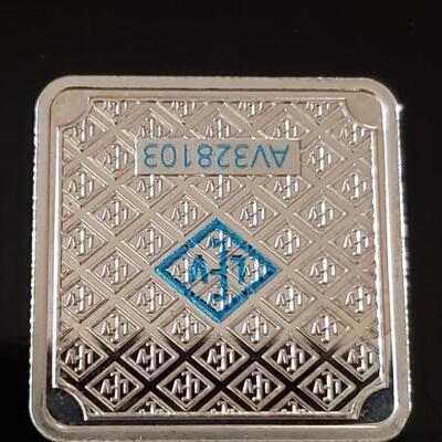   20 gram Geiger silver square 