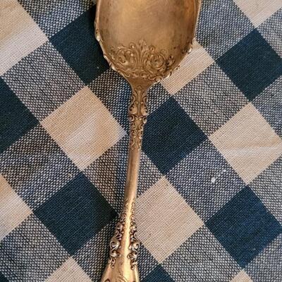 Lot 203: Antique Berry Spoon, Fork & Spoon
