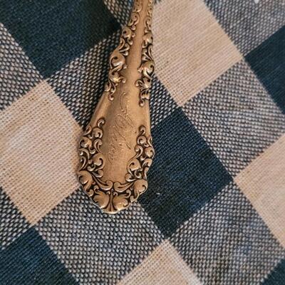 Lot 203: Antique Berry Spoon, Fork & Spoon
