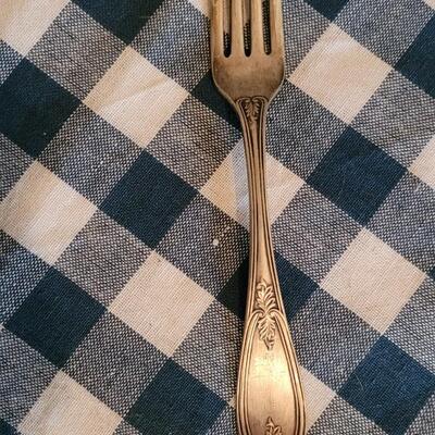 Lot 203: Antique Berry Spoon, Fork & Spoon