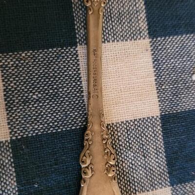 Lot 203: Antique Berry Spoon, Fork & Spoon