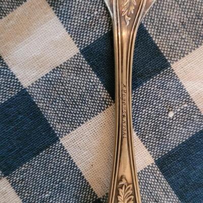 Lot 203: Antique Berry Spoon, Fork & Spoon
