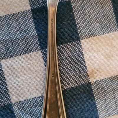 Lot 203: Antique Berry Spoon, Fork & Spoon