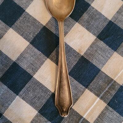 Lot 203: Antique Berry Spoon, Fork & Spoon