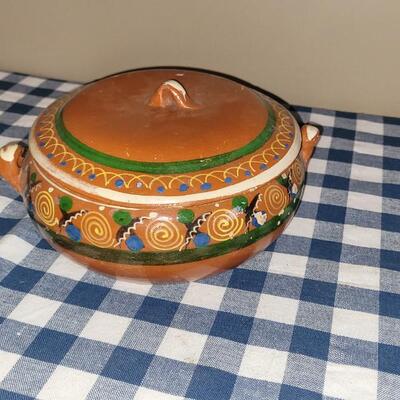 Lot 209: Ceramic Dish with Lid