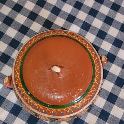 Lot 209: Ceramic Dish with Lid
