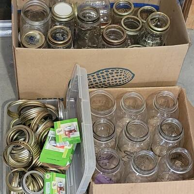 Lot 234: Canning Jars & Lids
