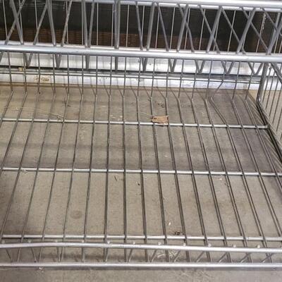 Lot 237: Metal Rack/Shelves (C)- will downstack