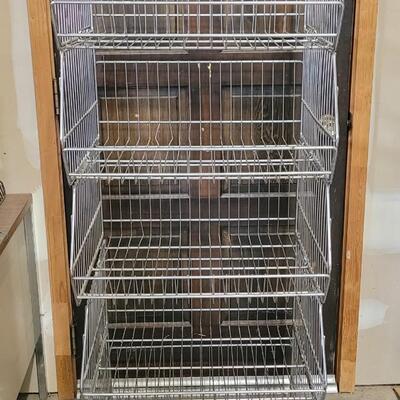 Lot 237: Metal Rack/Shelves (C)- will downstack