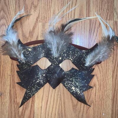 Assorted of 24 Hand Crafted Leather Halloween/Mardi Gras Masks