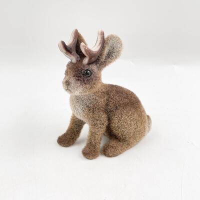SMALL FLOCKED â€œJACKALOPEâ€ FIGURE