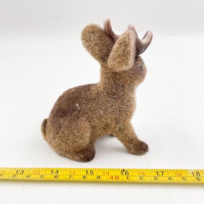 SMALL FLOCKED â€œJACKALOPEâ€ FIGURE