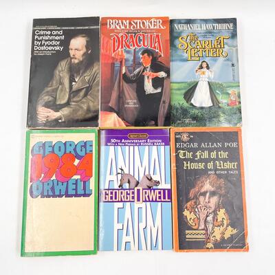 CLASSIC NOVELS PAPERBACK BOOK LOT #2