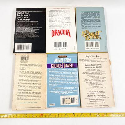 CLASSIC NOVELS PAPERBACK BOOK LOT #2