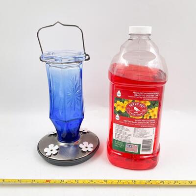 HUMMINGBIRD PLANTER AND FEEDER LOT
