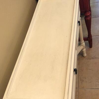 Rustic looking sofa table