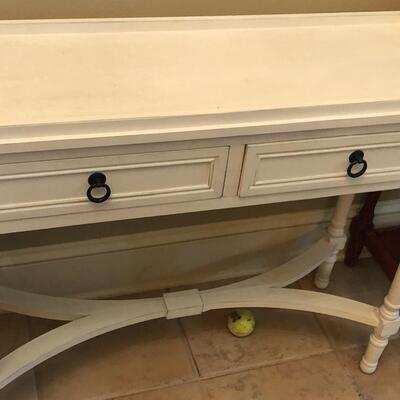 Rustic looking sofa table