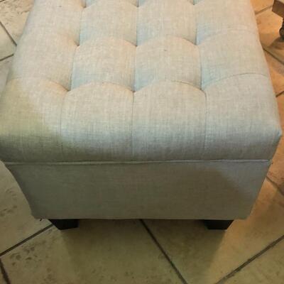 New tufted storage bench