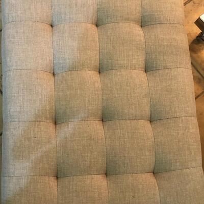 New tufted storage bench