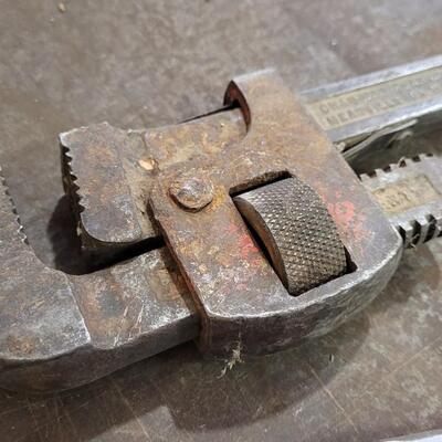 Lot 243: Vintage Pipe and Crescent Wrenches