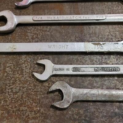Lot 244: Assorted Vintage Wrenches LOT D