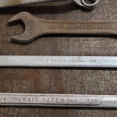 Lot 244: Assorted Vintage Wrenches LOT D