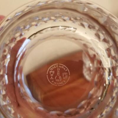 Lot #153  Pair of Baccarat Crystal Over-sized Highball glasses