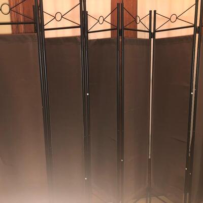 Legacy Decor fabric & metal 8 panel divider