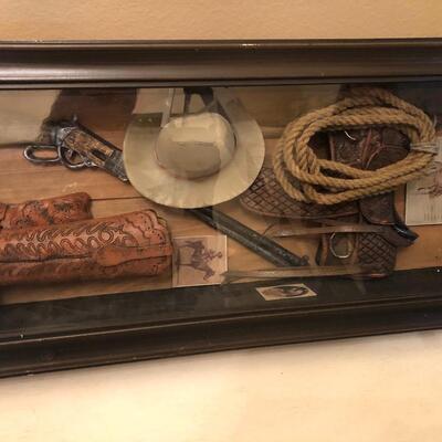 Western shadow box decor