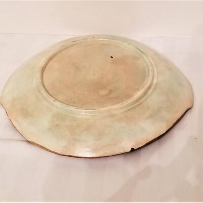 Lot #160  Antique Majolica Plate