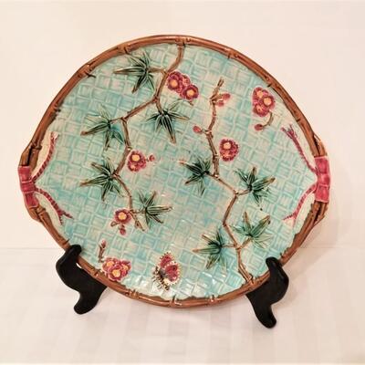 Lot #160  Antique Majolica Plate