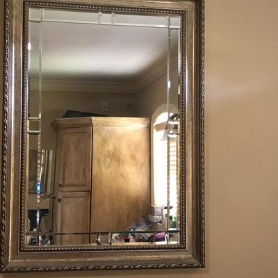 Gorgeous gold trim mirror