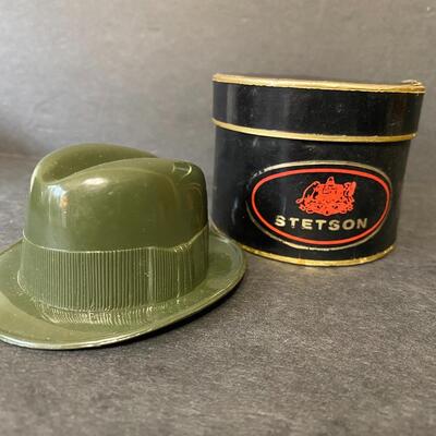 Lot 015: Vintage Stetson Salesman Hat, Decoys, & Clocks