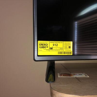 New LG 54â€ television 