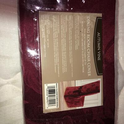 Autumn vine dining room chair cover